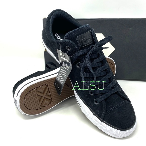 Converse Ctas Madison Suede Low Top Black Men’s - Picture 9 of 11